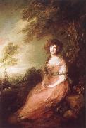 Thomas Gainsborough Mrs.Richard Brinsley Sheridan oil painting artist